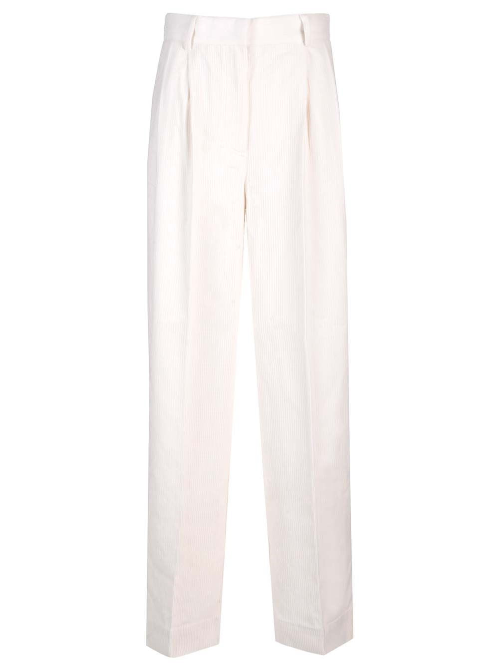 Toteme Corduroy Trousers - White