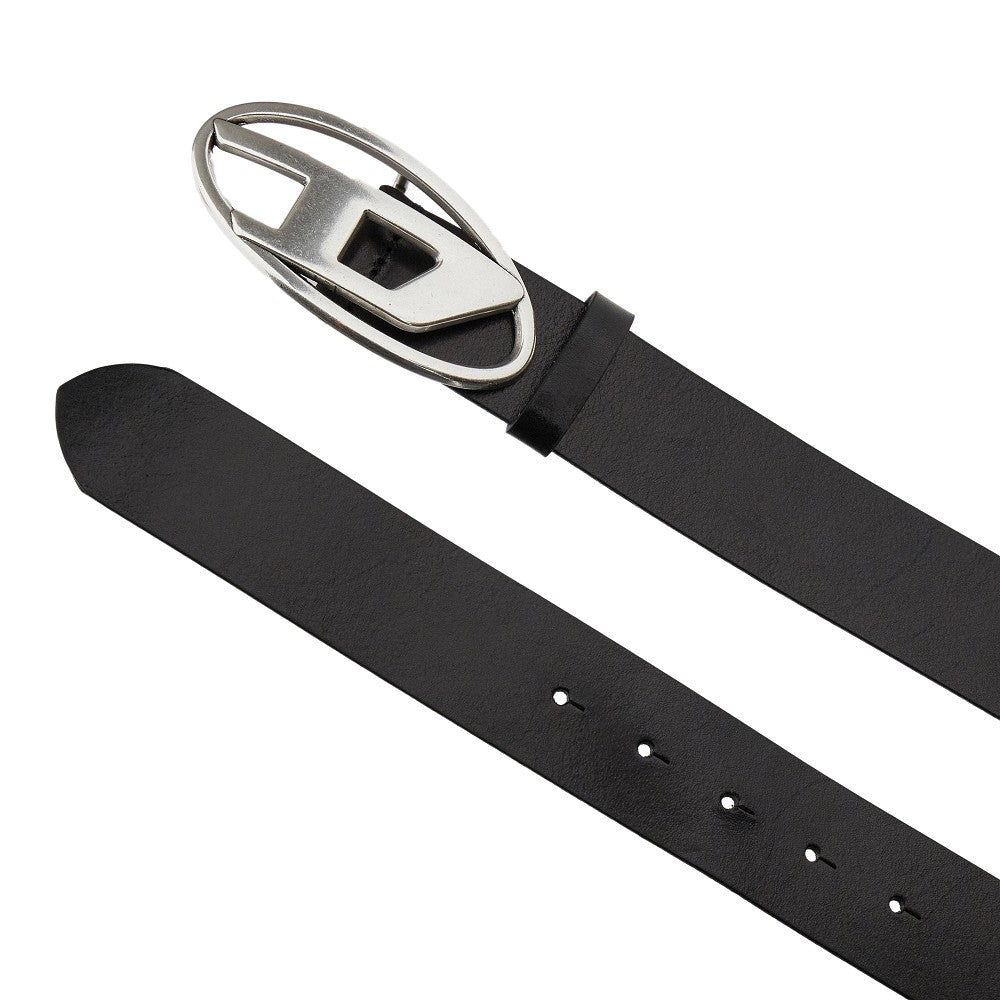 Diesel 'Oval D' leather belt