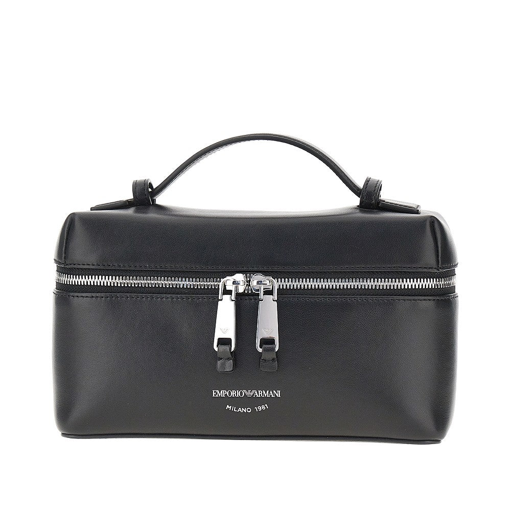 Emporio Armani 'Vanity case' nappa leather bag