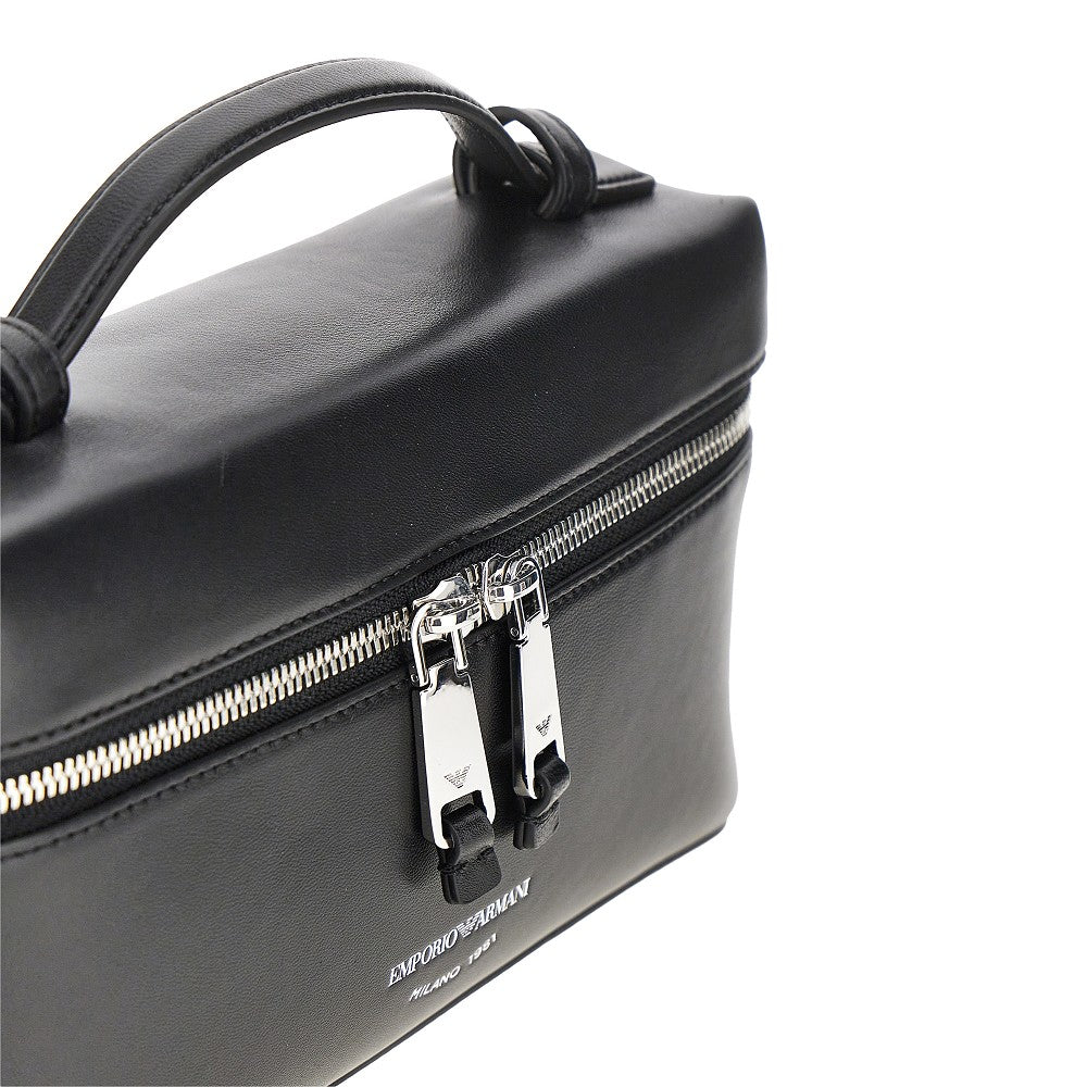 Emporio Armani 'Vanity case' nappa leather bag