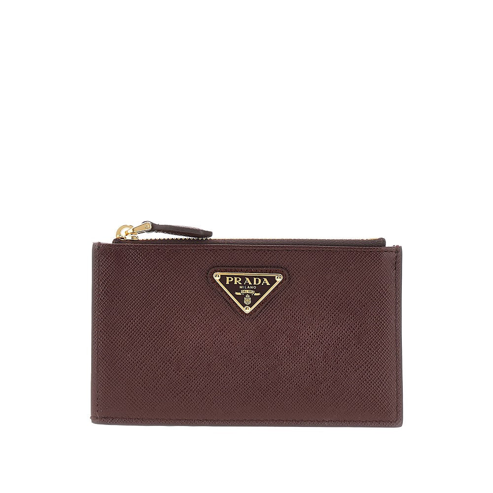 Prada Saffiano leather cardholder pouch