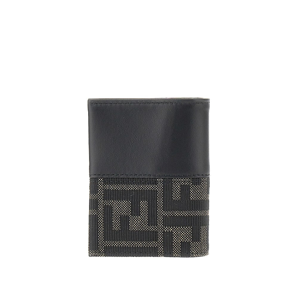 Fendi FF jacquard bi-fold card holder