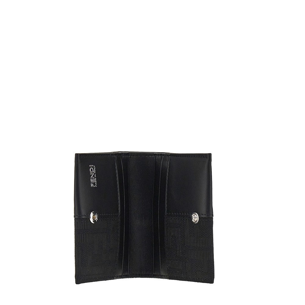 Fendi FF jacquard bi-fold card holder