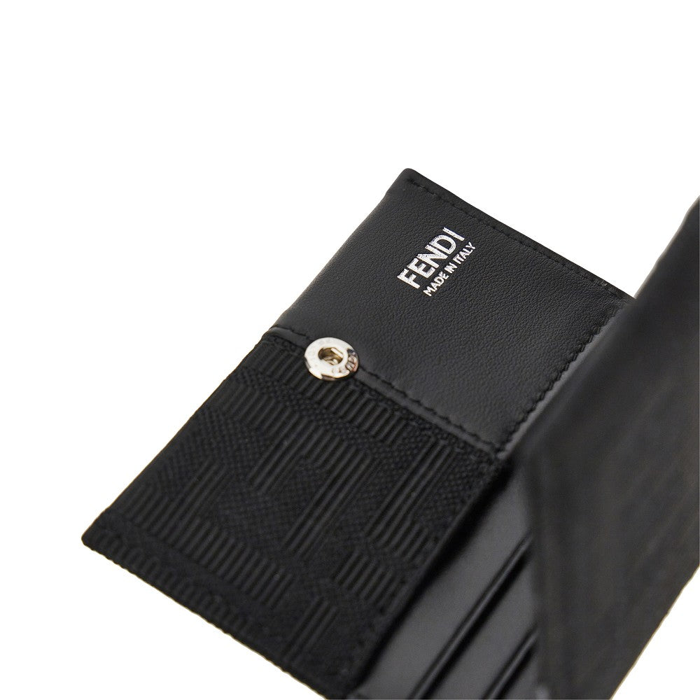 Fendi FF jacquard bi-fold card holder