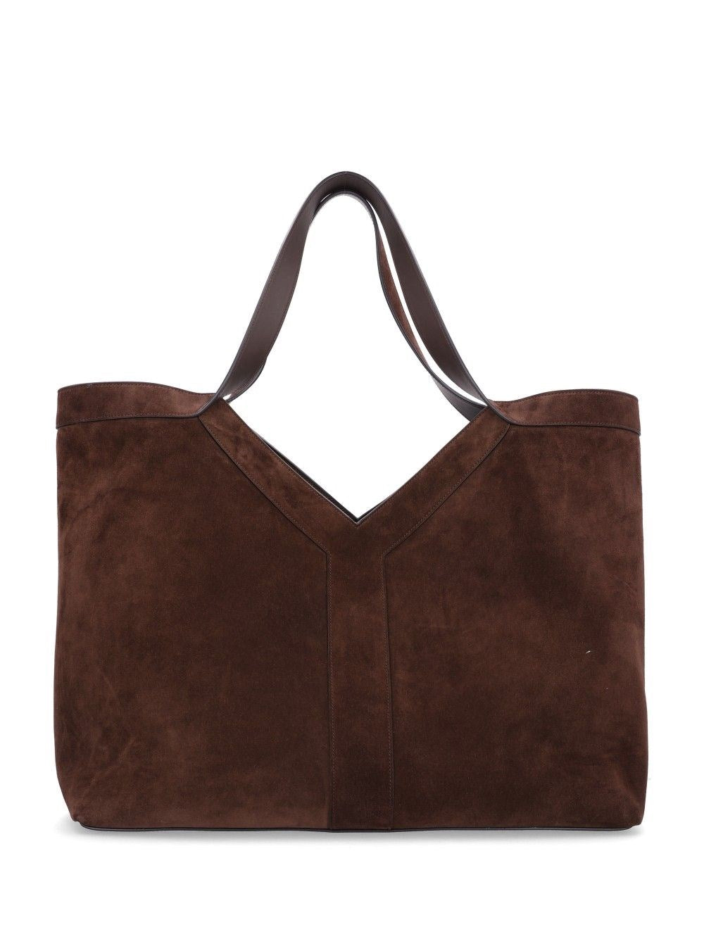 Saint Laurent Large Tote Bag "Bv Y" - Brown