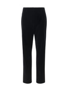 Khaite Ryden cotton-velvet Pants - Black