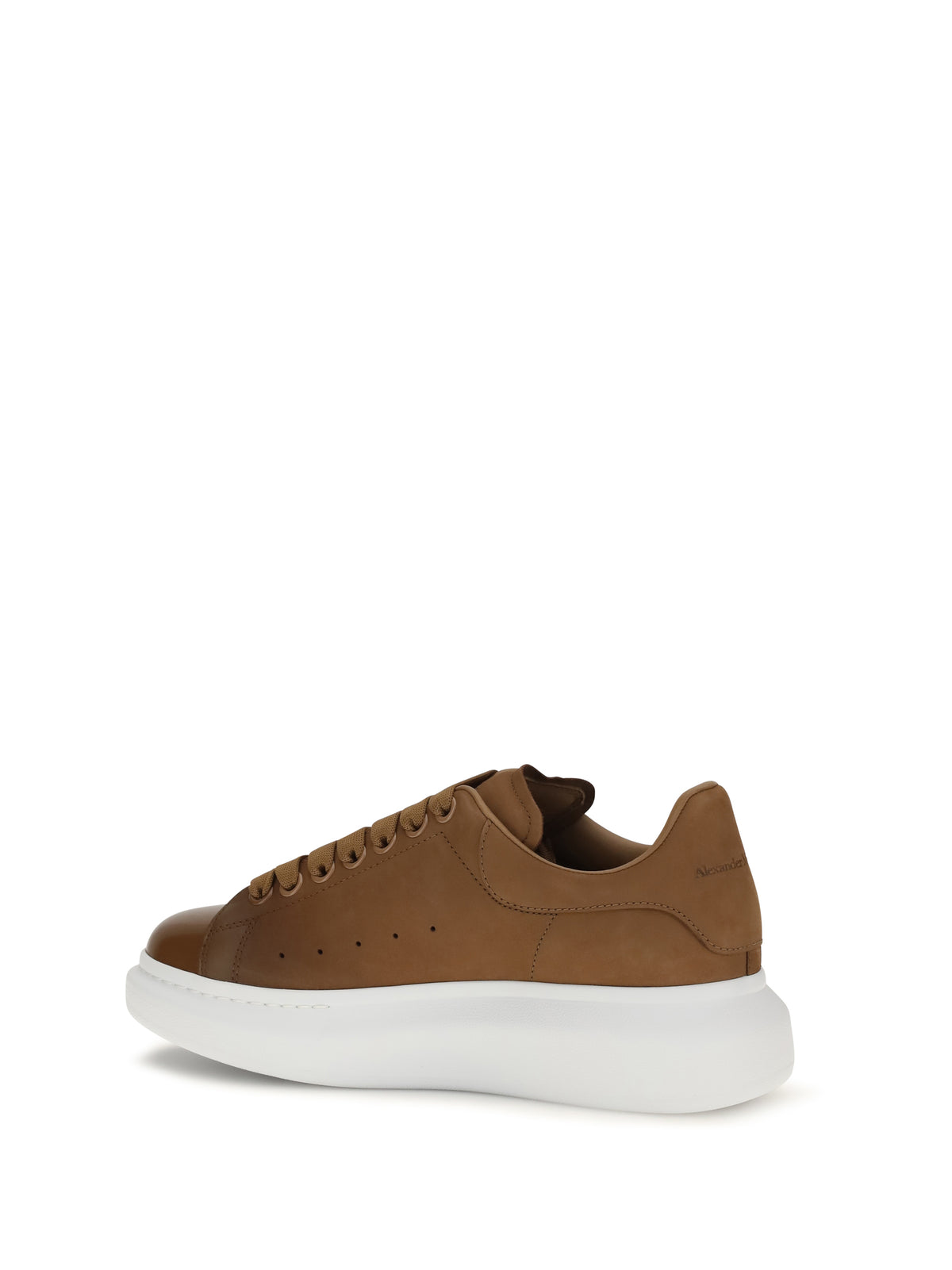 Alexander McQueen Oversized Sneakers in lea - Brown