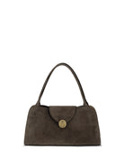 Versace Medium Vivian Shoulder Bag - Taupe Gold