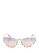 Chloe' Metal Frame Glasses - Blue