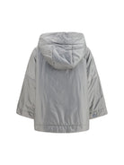 Max Mara The Cube Hooded added Jacket - Steel