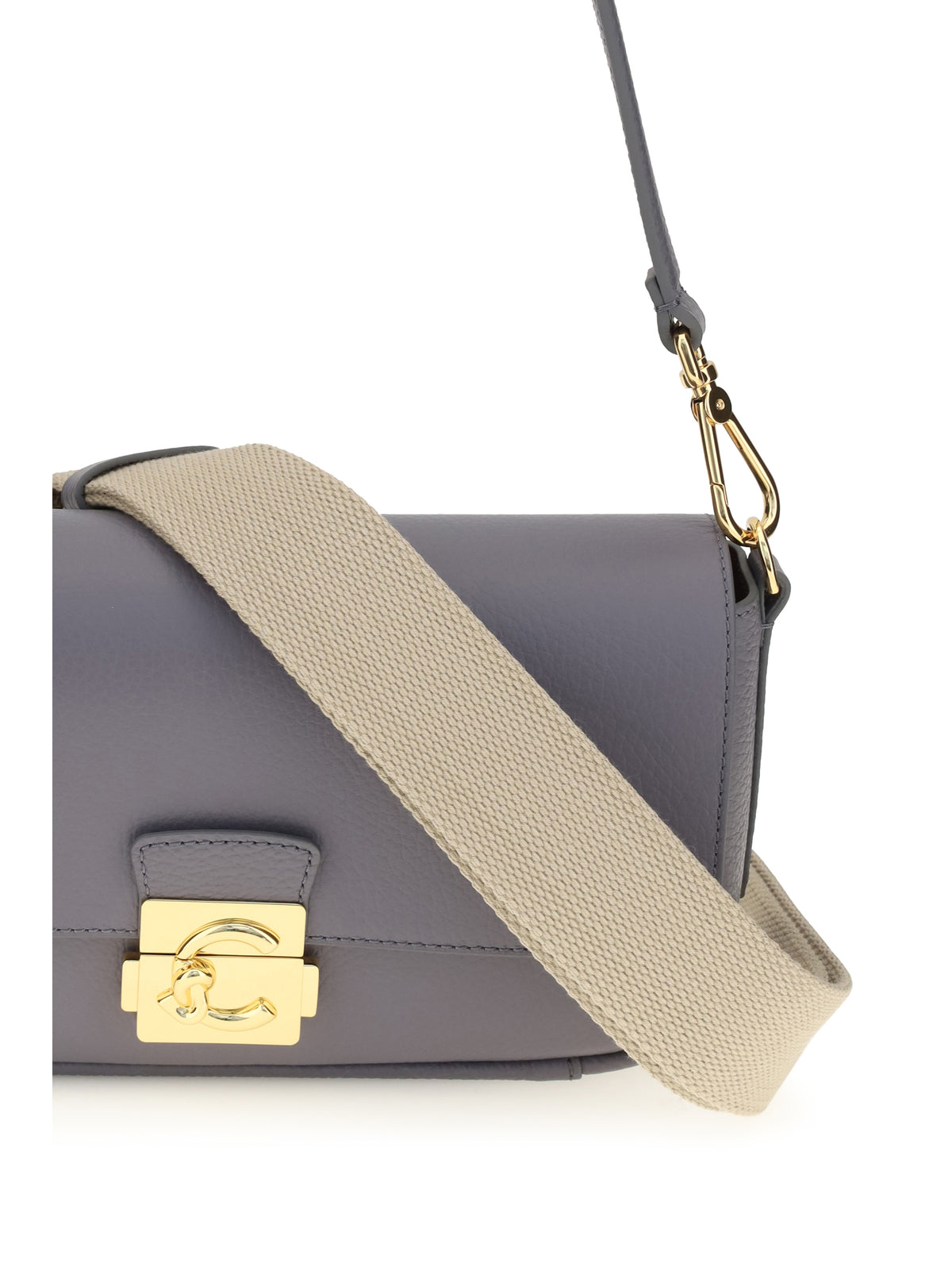 Coccinelle C-Me Lock medium Shoulder Bag - Stove