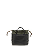 Pierre Hardy Twin drawstring Handbag - Black-Khaki-Camel