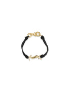Saint Laurent Cassandre multi-wrap Bracelet - Black