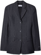 Off-White Tailored Wool Blazer - Grey