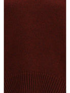 The Row Parth cashmere Sweater - Burgundy Melange