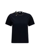 Burberry T-shirt with cut-out detail - Black