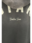 Golden Goose Cropped Hoodie - Charcoal
