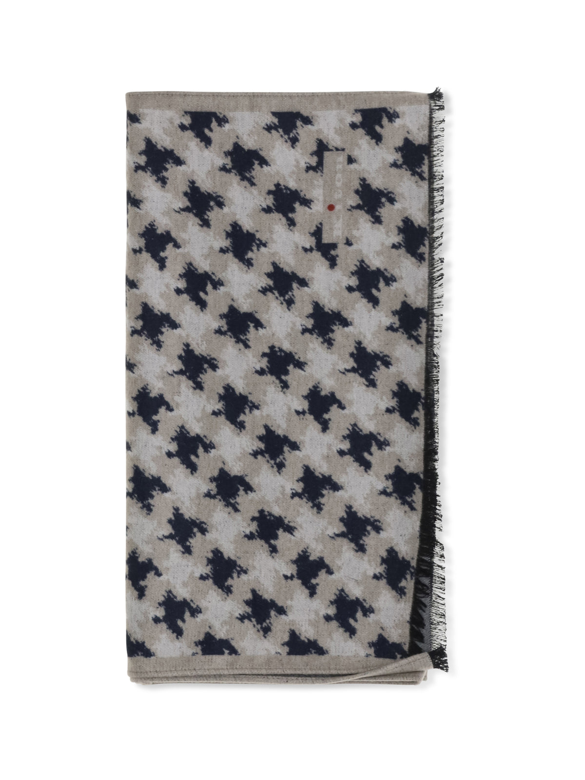 Kiton Silk Scarf with fringes - Multi