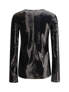 Toteme Long-sleeved sequin Top - Black