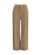 Brunello Cucinelli Cotton velvet Pants - Cappuccino