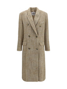 Marant Étoile Pilda Herringbone wool-blend Coat - Beige