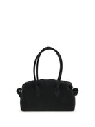 Yuzefi Brioche Shoulder Duffle Bag - Black