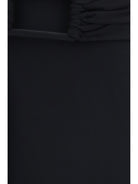 Alaïa Belted jersey Dress - Noir Alaia