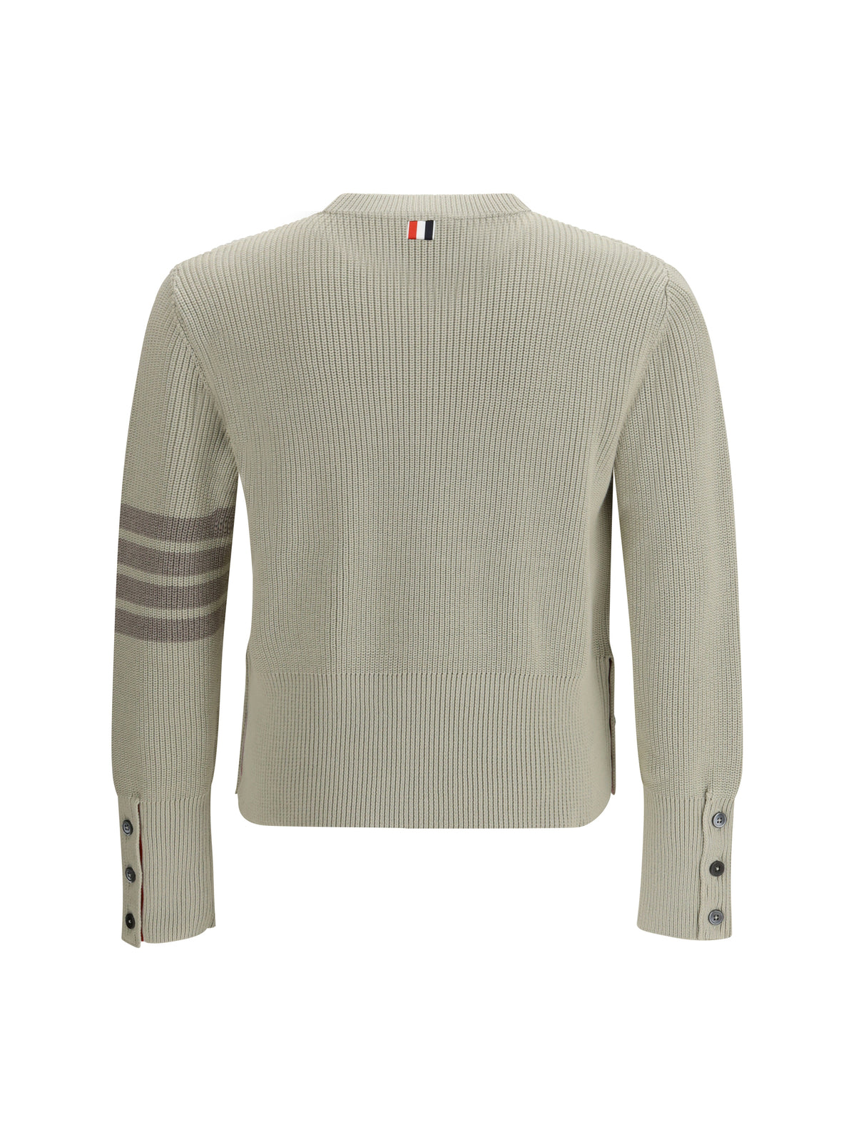 Thom Browne Cotton crewneck Sweater - Beige