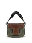 Pierre Hardy Alphaville Handbag - Khaki-Hazelnut-Black