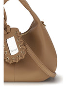 Ganni Hobo Handbag - Tawny Birch