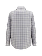 Off-White Padded flannel Jacket - Light Gray