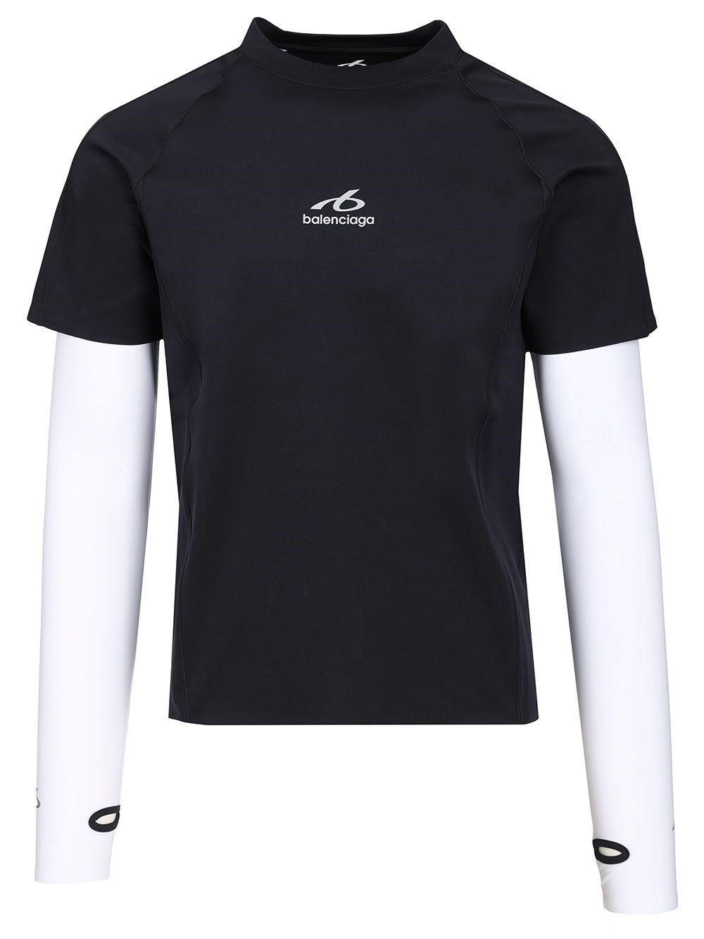 Balenciaga Techwear Long Sleeve T-Shirt - Blue