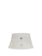 Gucci Cotton Bucket Hat - White