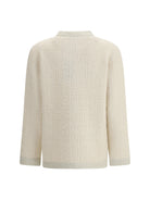 Gucci Bouclé lamé wool Cardigan - Ivory/Silver/Mc