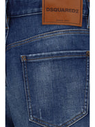 Dsquared2 Marine Short Denim Bermuda Shorts - Navy Blue