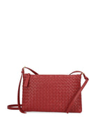 Bottega Veneta Medium Clutch "Small" - Red