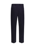 Prada Tailored cotton poplin Pants - Blue