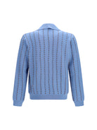 Fendi Trompe-l'œil Selleria knit Sweater - Jeans+Tabacco