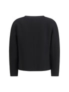 Max Mara Studio Boxy cady Jacket - Black