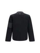 Thom Browne 4-Bar cotton piqué Jacket - Black
