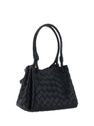 Bottega Veneta Small Parachute Shoulder Bag - Black-M Brass
