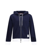 Thom Browne Cotton Hoodie - Navy