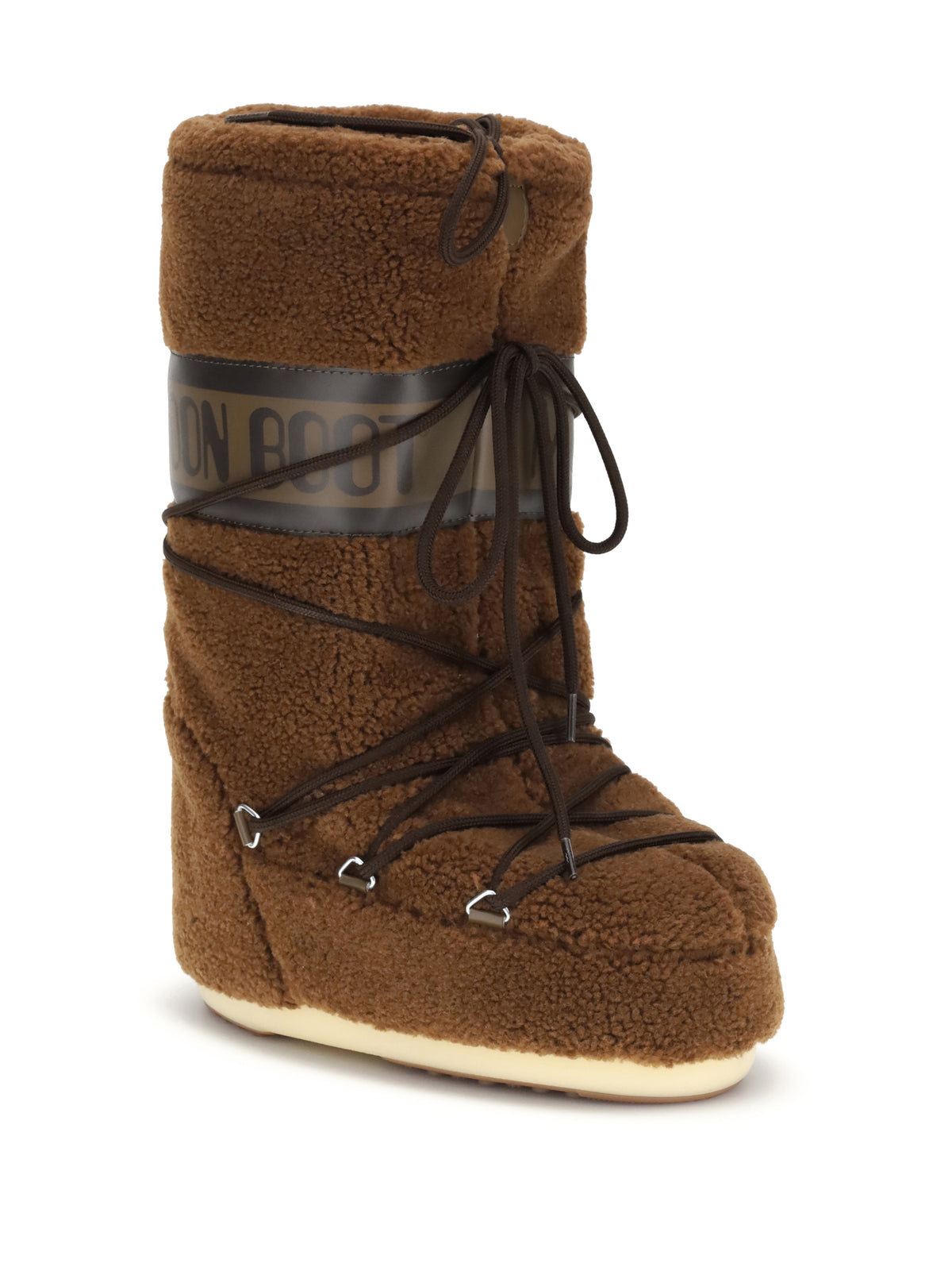 Moon Boot Icon Teddy Boots - Brown