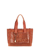 Chloé East-West Summer Banana raffia Tote Bag - Camellia Coral