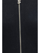 Max Mara Sportmax Balco ribbed Cardigan - Black