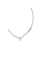 Alexander McQueen Pearl skull Necklace - 0926+Pearl