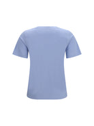 Burberry Embroidered logo cotton T-shirt - Sunbleached Blue