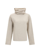 Alaïa High-neck Jumper - Sable