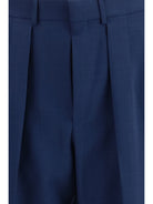Tom Ford Pleated Pants - Prussian Blue