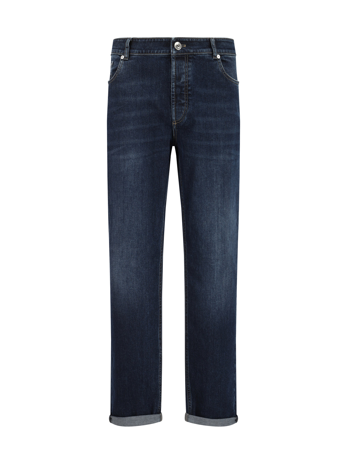 Brunello Cucinelli Straight Jeans - Denim Dark